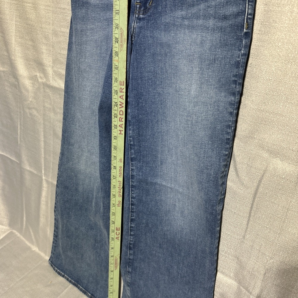 Madewell The Wide-Leg Jean High Rise Fitted through Hip size W 28 magic pockets - Picture 4 of 12